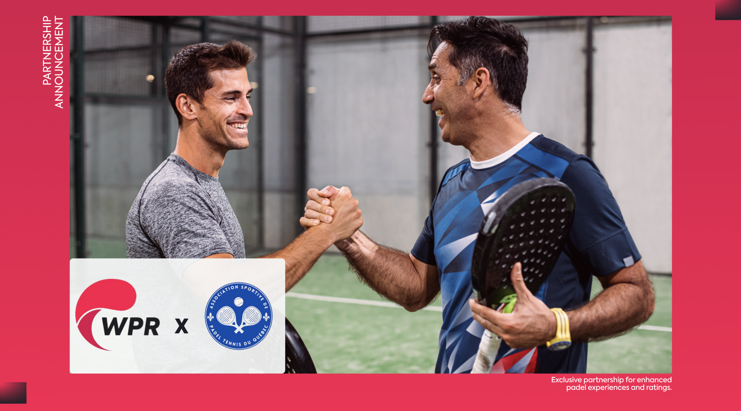 WPR partners with Quebec Padel Association for a three-year exclusive agreement